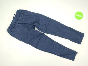 czarne wzorzyste rajstopy: Material trousers, Boys, 12 years, 146/152, condition - Very good — 3
