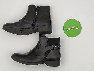 botki z klamrami: Botki damskie, rozmiar 38 — 4