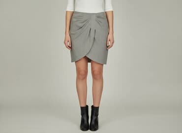 plisowane spódnice szara: Pretty Girl, Spódnica damska, rozmiar M — 6