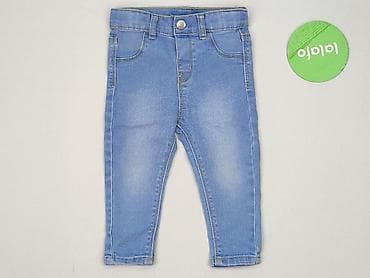 moda h: Spodnie jeansowe, Primark, 9-12 miesięcy, stan - Idealny — 2