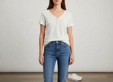 rozpinany t shirt: C&A, Women`s T-shirt, size S — 7