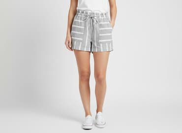 lniane spodenki oysho: F&F, Szorty damskie, rozmiar M — 6