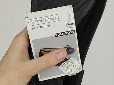 rajstopy do butow z odkrytymi palcami: Tom Rose, Balerinki damskie, rozmiar 37 — 8