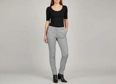 massimo dutti spodnie z wysokim stanem: Skiny, Брюки жіночі, розмір S — 1