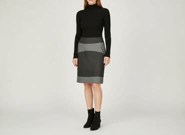 plisowane spódnice szara: Spódnica damska, rozmiar L — 6