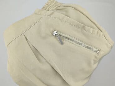 joggery damskie beżowe: Chino, Spodnie materiałowe damskie, rozmiar M — 5