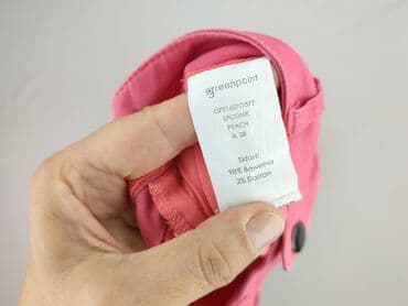 jaka bluzka do różowych spodni: Greenpoint, Material trousers for women, size M — 6