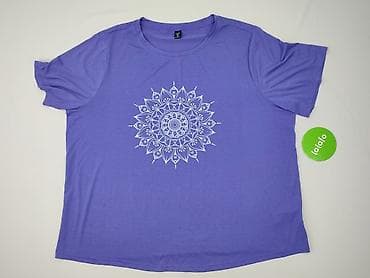 piżamy hello kitty: Shein Curve, T-shirt damski, rozmiar 4XL — 2