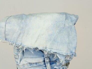 krótkie spodenki z wysokim stanem: Denim, Szorty damskie, rozmiar M — 6