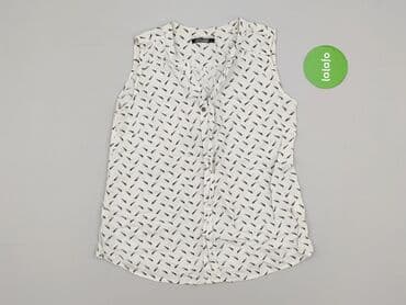 bluzka z piórami przy rękawach: HailyS, Women's blouse, size S — 2