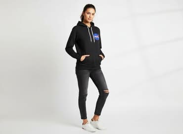 nasa bluzy damskie: H&M, Bluza z kapturem damska, rozmiar S — 1