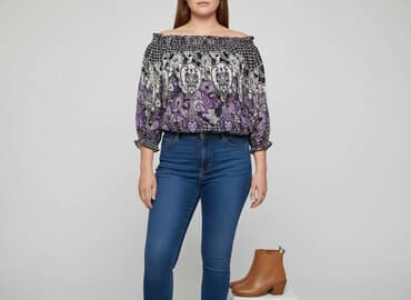 bluzki w stylu japonskim: Bluzka damska, rozmiar 2XL — 6