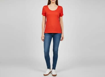 ubrania z kotem: Amisu, T-shirt damski, rozmiar XS — 7