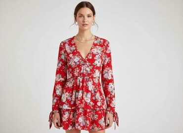 sukienka z falbanami h m: H&M, Sukienka damska, rozmiar XS — 1