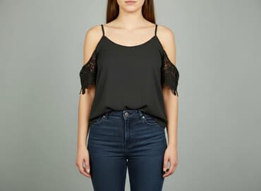 bluzka damska z odkrytymi ramionami: Women's blouse, size XL — 1