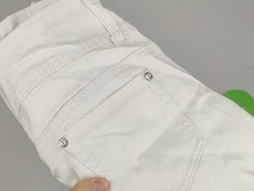 jeansy cropped damskie: Spodnie 3/4 damskie, rozmiar M — 5