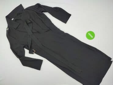 czarny sweter oversize: Sukienka damska, rozmiar One size — 2