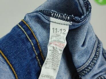 koszula jeansowa dziecięca: Dziecięca kurtka jeansowa, 12 lat, 146-152 cm, George, stan - Bardzo dobry — 5