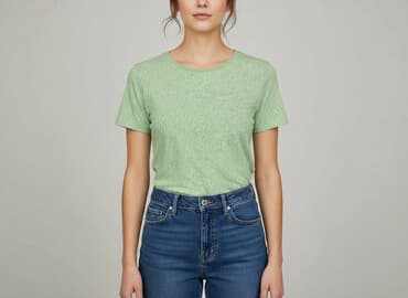 zielona koszulka zara: Beloved, T-shirt damski, rozmiar M — 7