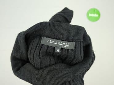 czarne rozkloszowane spódniczka: Top Secret, Spódnica damska, rozmiar M — 5