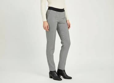 oleksy trampki czarne: Spodnie materiałowe damskie, rozmiar S — 5