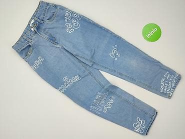 crop kurtki: Spodnie jeansowe, Sinsay, 11 lat, 146, stan - Bardzo dobry — 2