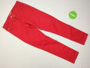 Women: Material trousers for women, size M (EU 38) — 2