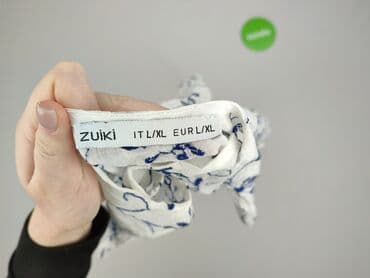 koszula damska biala z haftem: Zuiki, T-shirt damski, rozmiar L — 4