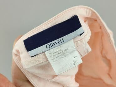 Women: Orwell, Material trousers for women, size L (EU 40) — 4