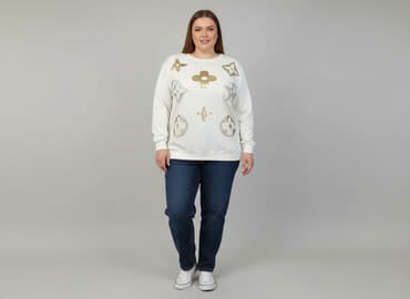 sukienki dresowe duże rozmiary: Bluza damska
, rozmiar 6XL — 1