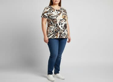 ubrania oshee: T-shirt damski, rozmiar 3XL — 1