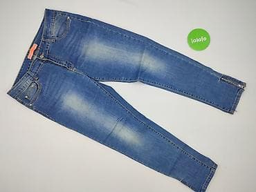 czarne cargo pull and bear: Джинси жіночі, розмір XL — 2