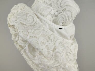 biała sukienki ażurowa: Sukienka damska, rozmiar S — 5