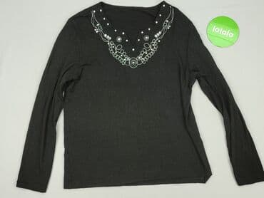 czarne bluzki ze srebrną nitką: Bluzka damska, rozmiar S — 3