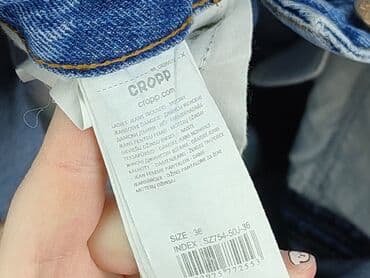 cropped jeans: Jeansy damskie, rozmiar S — 5