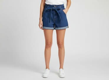 krótkie spodenki z kieszonka z tylu: Cleve, Szorty damskie, rozmiar S — 6