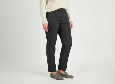 spodnie wrangler czarne: Spodnie materiałowe damskie, rozmiar XL — 5