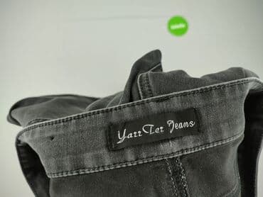 szare jeansy damskie stylizacje: Jeansy damskie, rozmiar S — 4