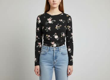 koszulka z długim rękawem h m: Clockhouse, T-shirt damski, rozmiar XS — 7