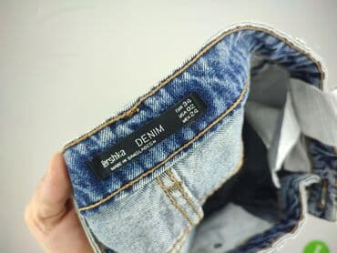 woskowane dżinsy: Bershka, Jeansy damskie, rozmiar XS — 4