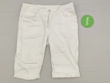 joggery bawełniane damskie: H&M, Material trousers for women, size 4XL (EU 48) — 2