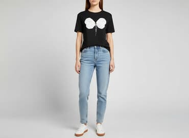 shein podkoszulki damskie: Shein, T-shirt damski, rozmiar S — 6