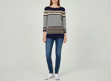 sweter w paski: Damart, Sweter damski, rozmiar S — 6