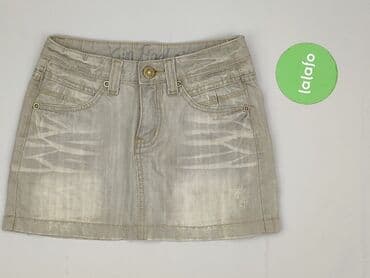 spodenko spódniczka jeans: Spódnica damska, rozmiar S — 2