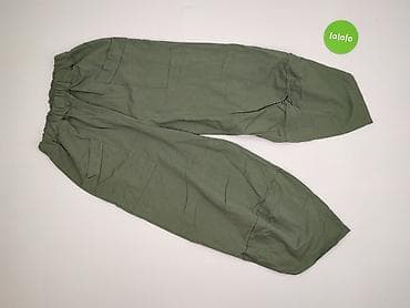 relaxy: Damskie spodnie typu baggy/haremki w kolorze khaki (oliwkowym). - — 2