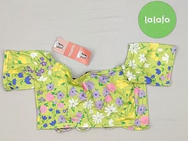 bluzka w geometryczne wzory: Boohoo, Top damski, rozmiar M — 4