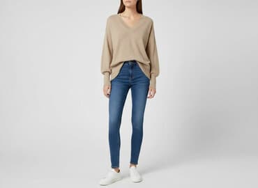 wegańskie buty zimowe: H&M, Sweter damski, rozmiar XS — 7