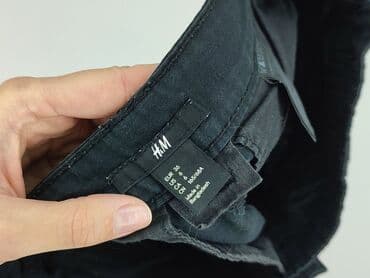 spodenki damskie eko skóra: H&M, Szorty damskie, rozmiar S — 4