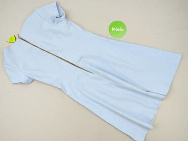 błękitna sukienki midi: Sukienka damska, rozmiar L — 3