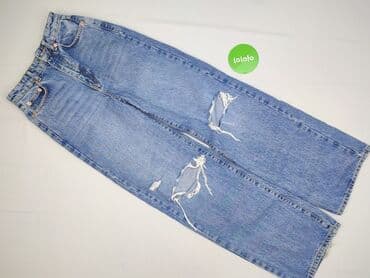 stradivarius dżinsy z wysokim stanem: Jeansy damskie, L — 2